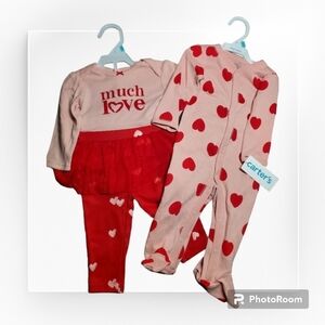 Carter's girls each size 6 months two carters garments
